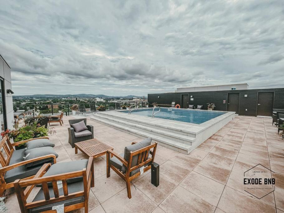 Le Rustique, Chic En Ville, Bbq/ Piscine ควิเบกซิตี้ ภายนอก รูปภาพ